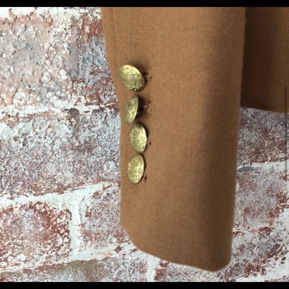 J. CREW wool camel blazer - Picture 4 of 9